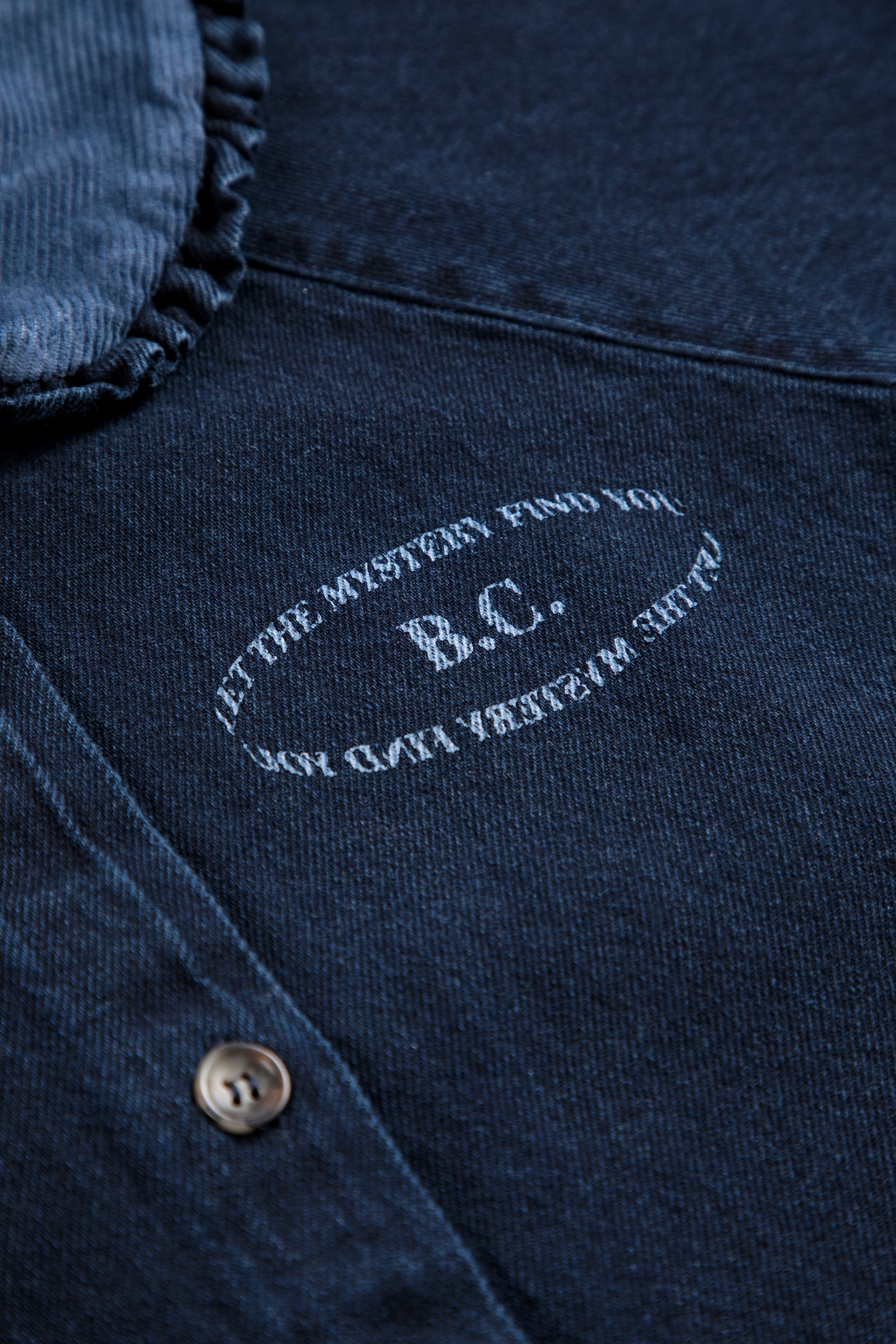 Mystery BC denim blouse