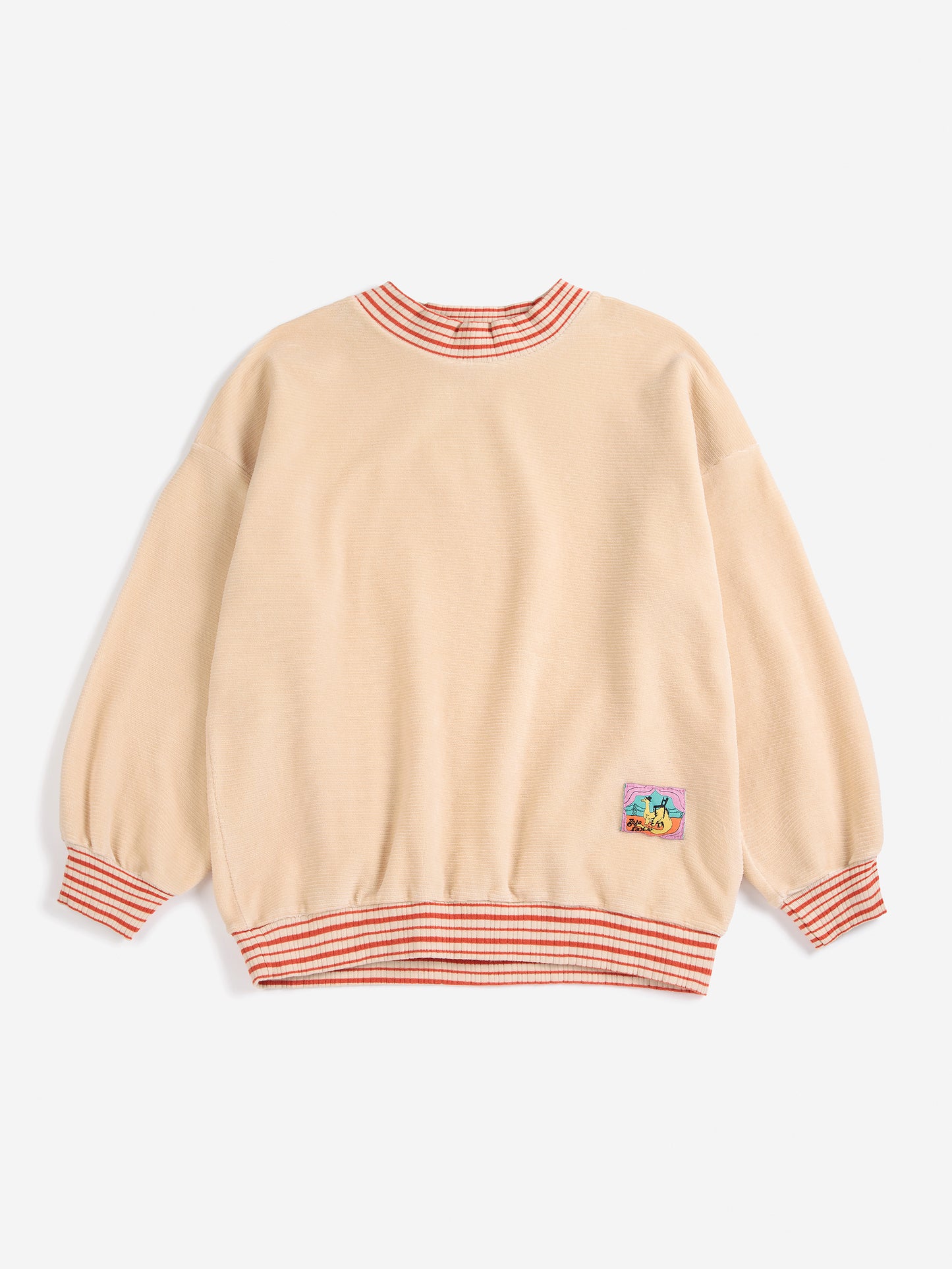 Taxi Saurus Tag velvet sweatshirt