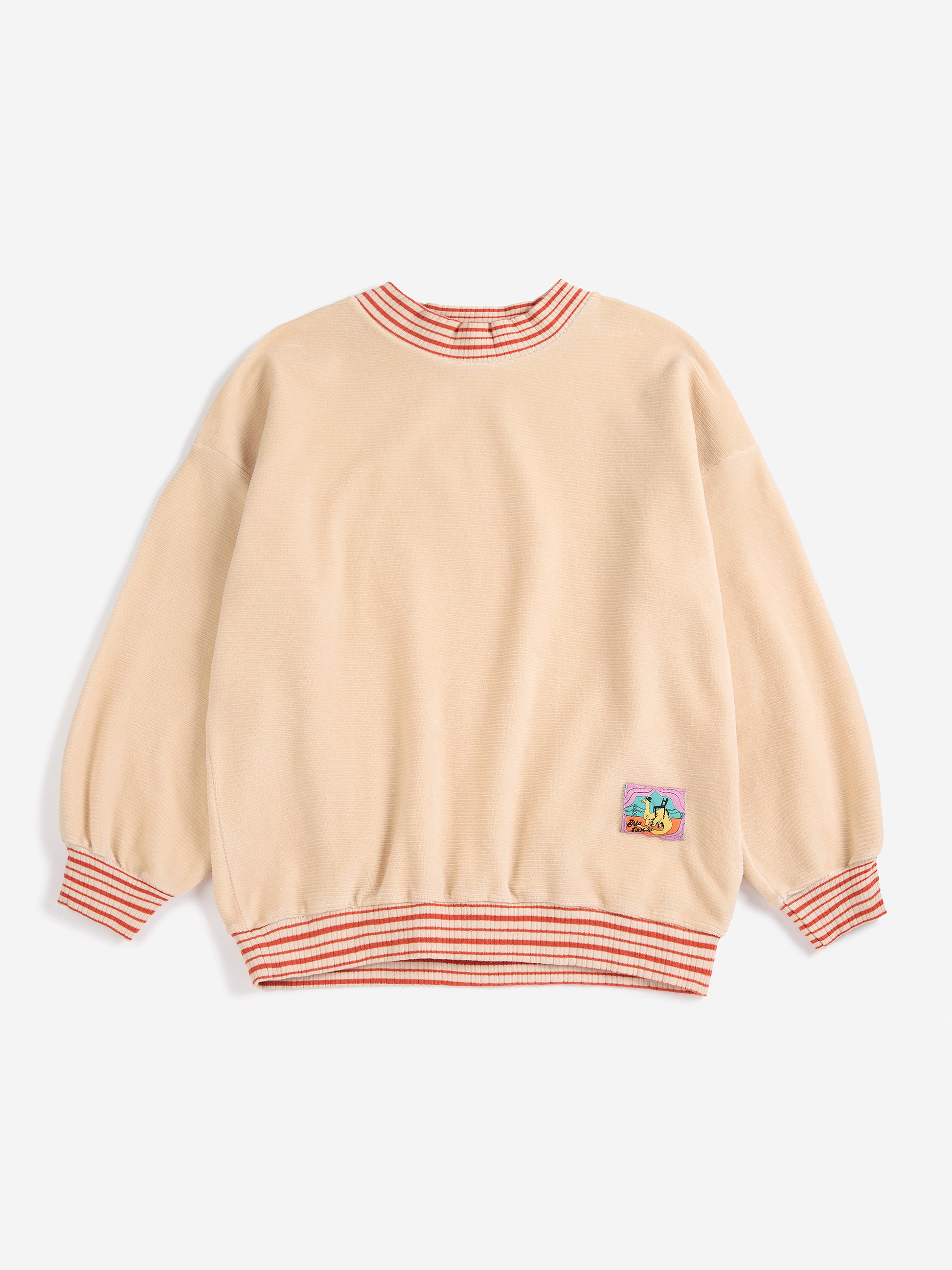 Taxi Saurus Tag velvet sweatshirt