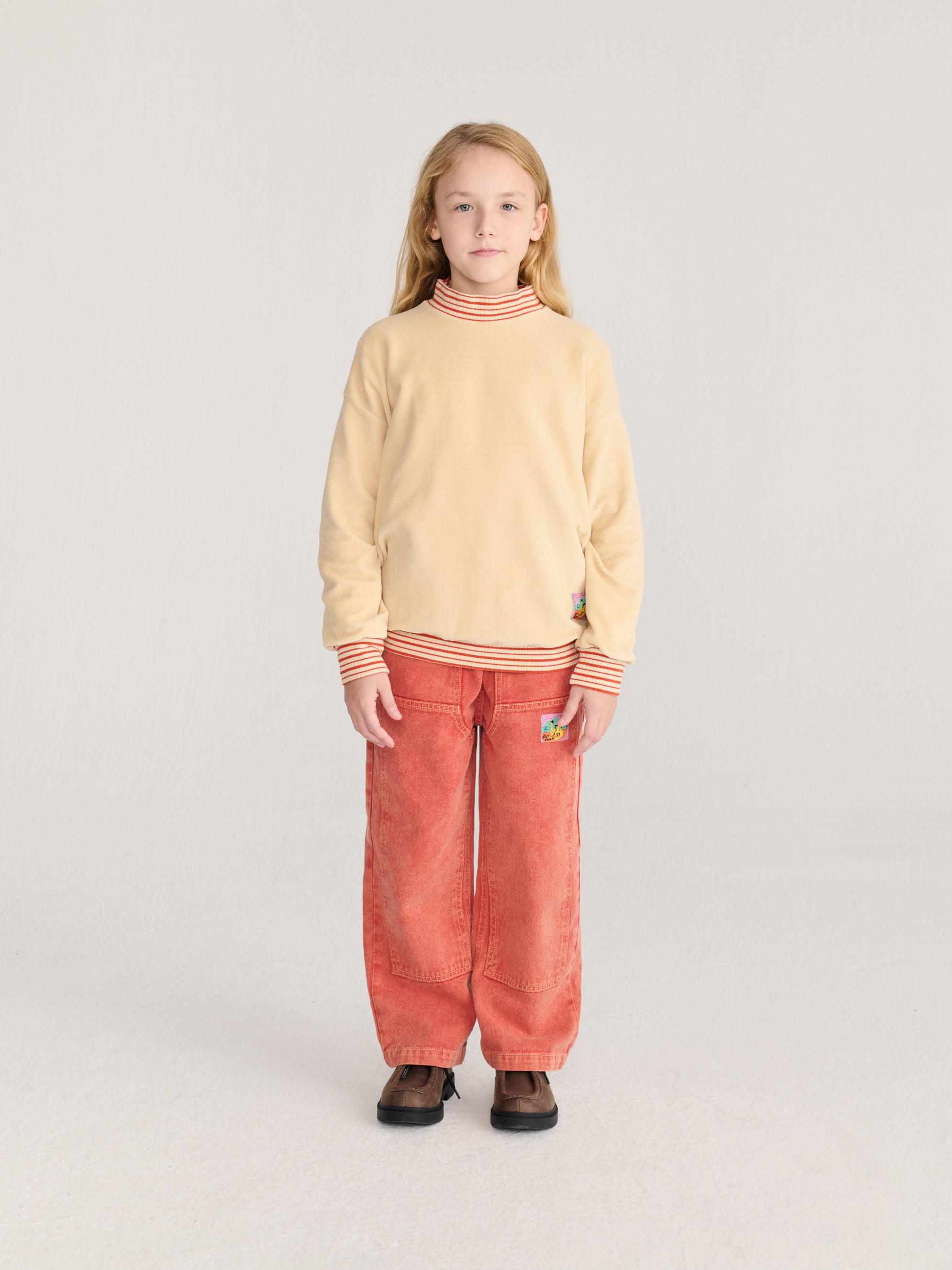 Taxi Saurus Tag velvet sweatshirt