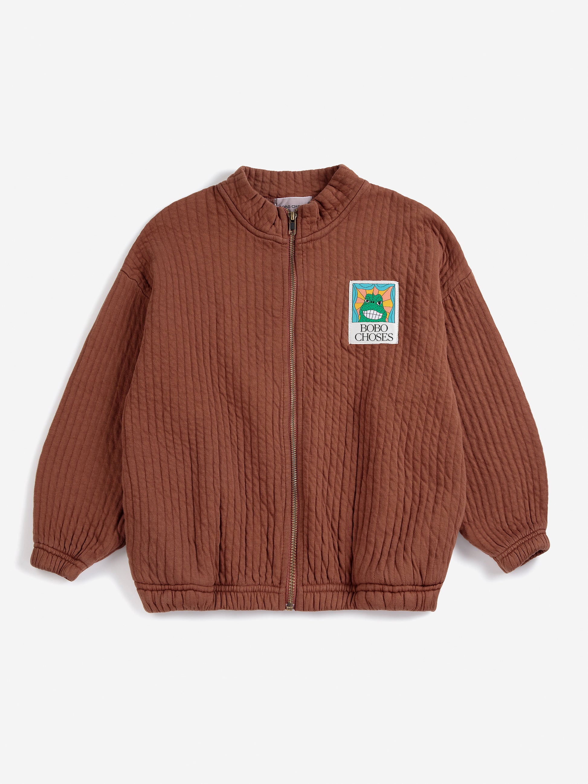 Bluza na suwak Beast Tag zipped quilted sweatshirt