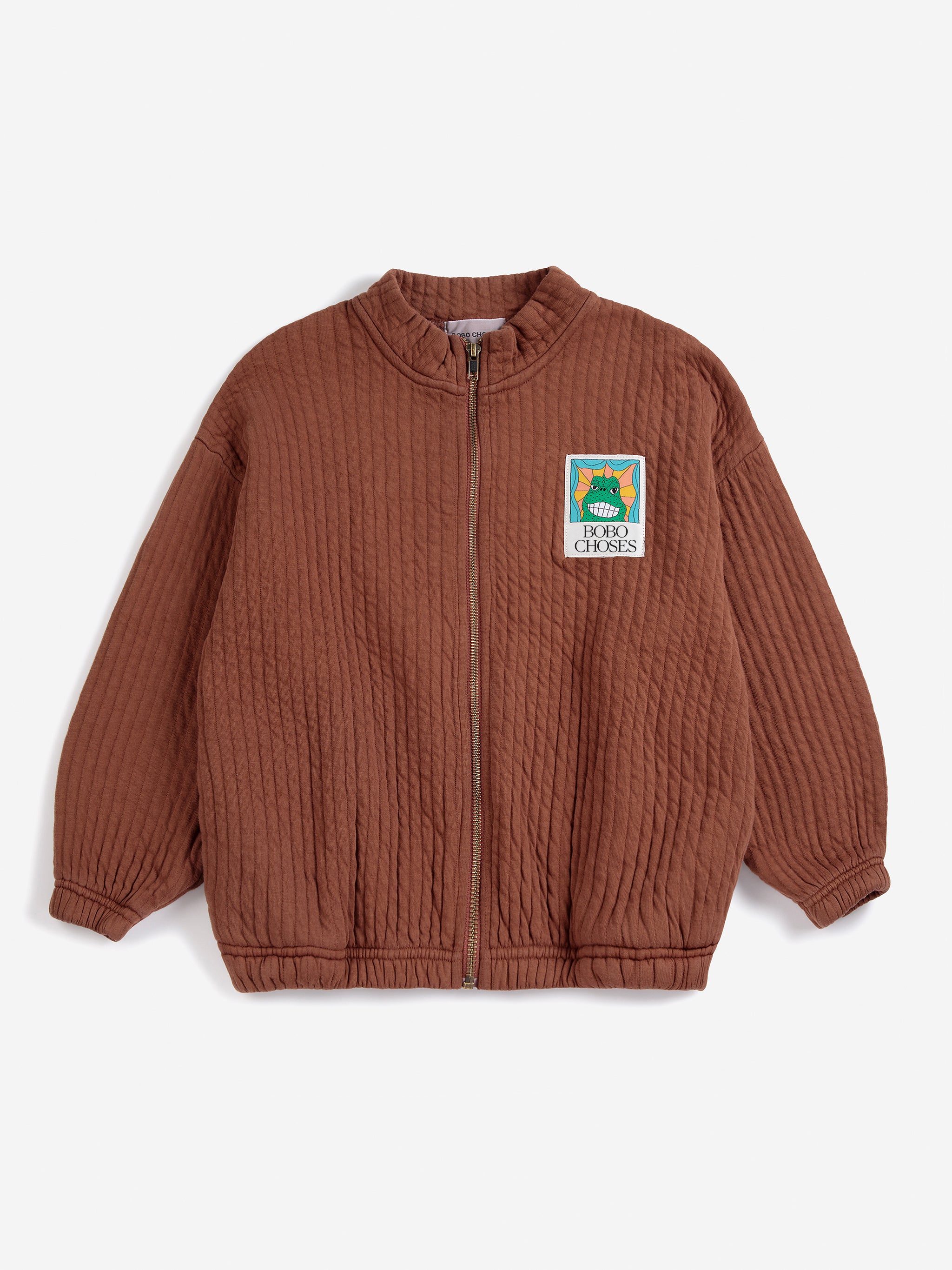 Bluza na suwak Beast Tag zipped quilted sweatshirt