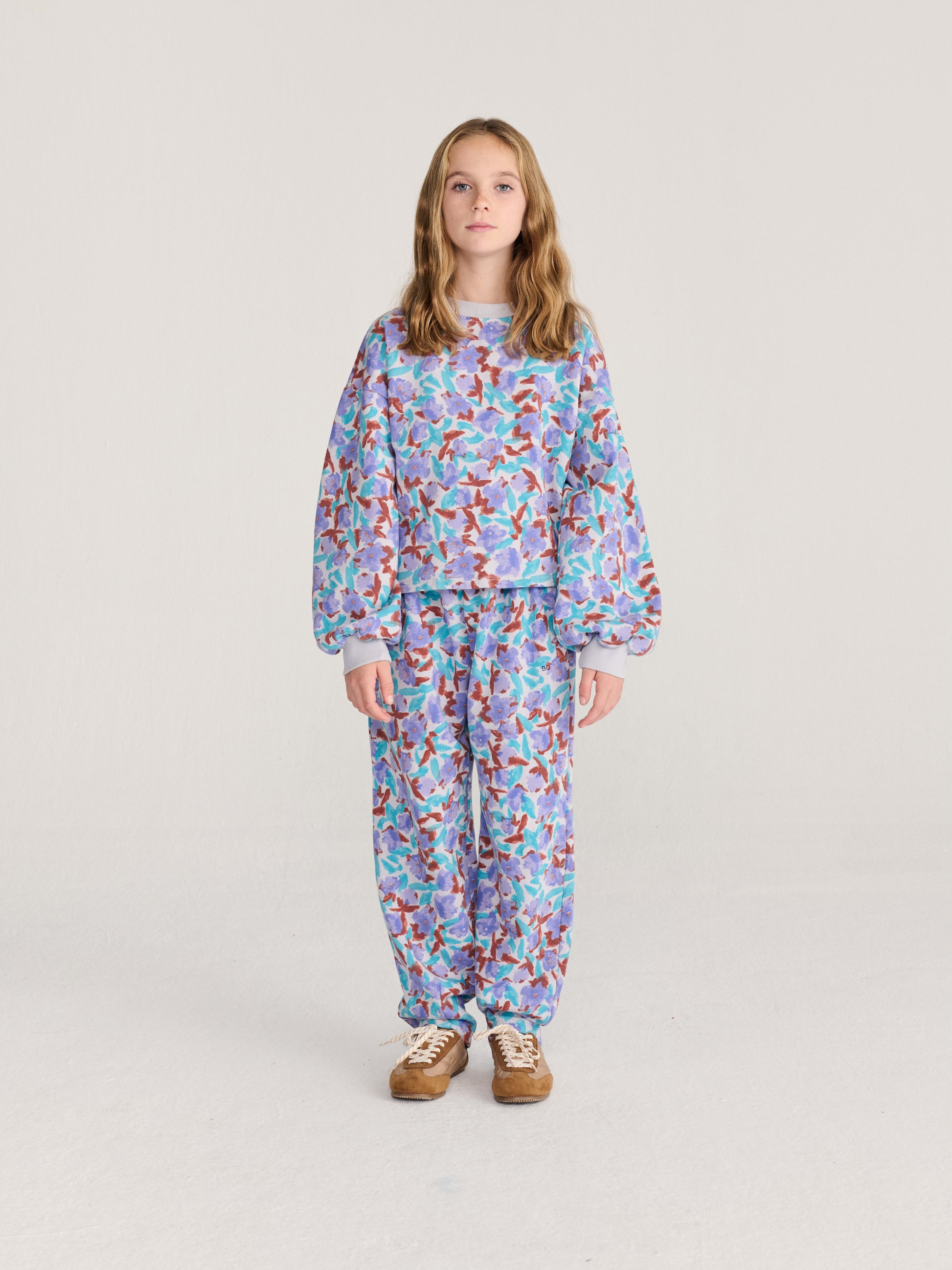 Watercolor all over cocoon jogging pants
