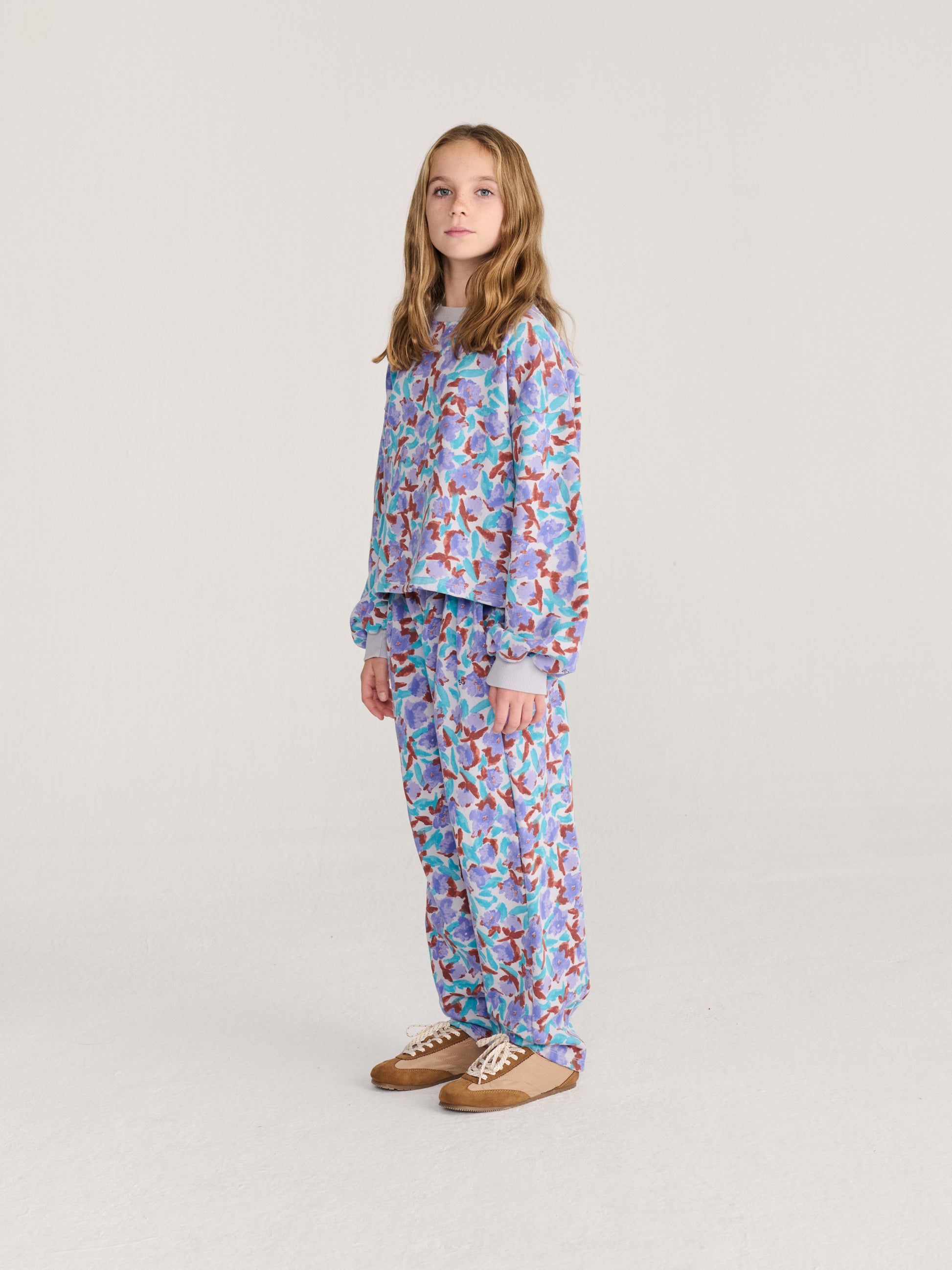 Watercolor all over cocoon jogging pants