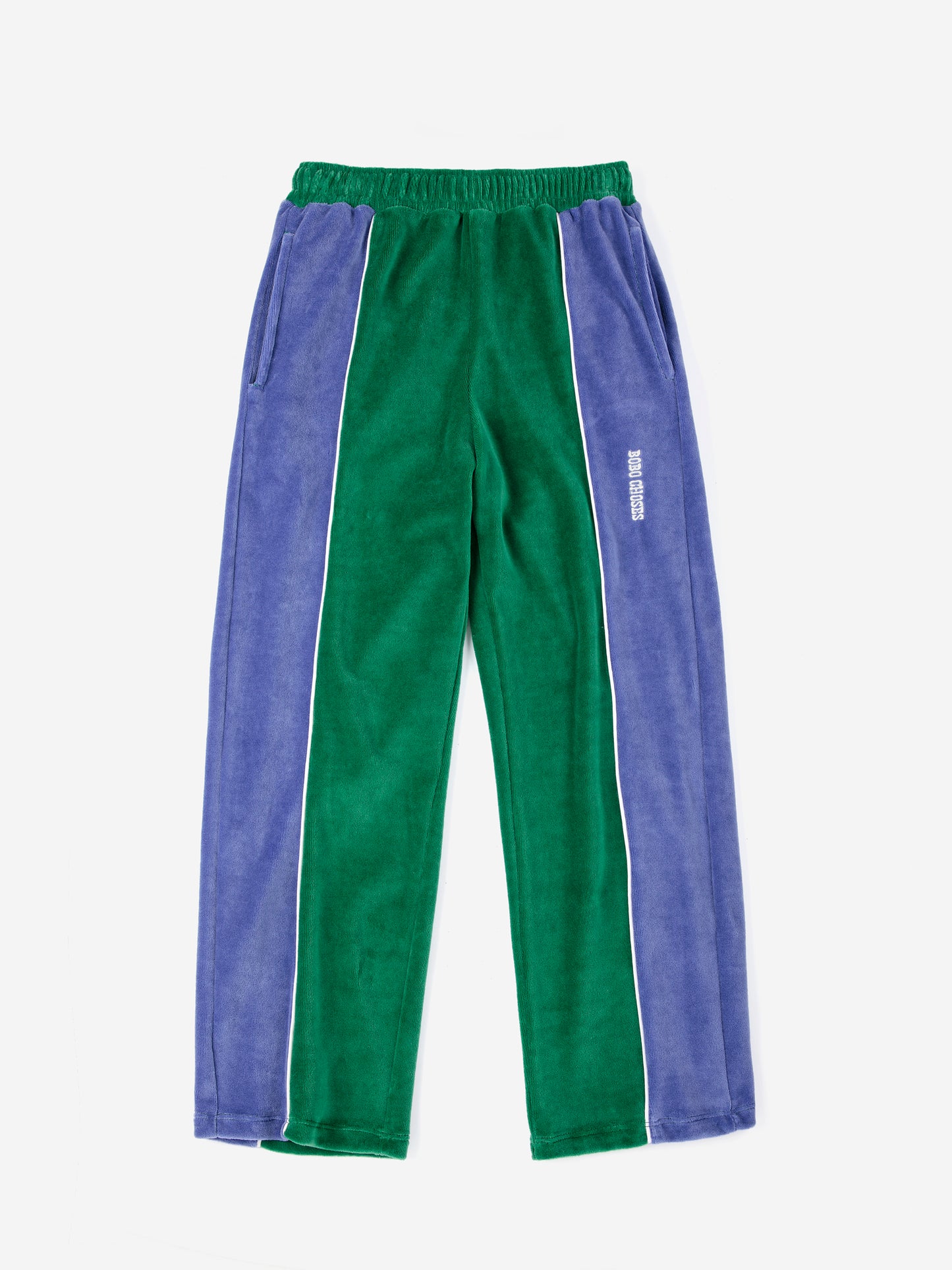 Spodnie Color Block terry cloth jogging pants
