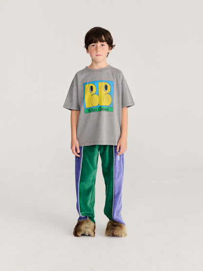 Spodnie Color Block terry cloth jogging pants
