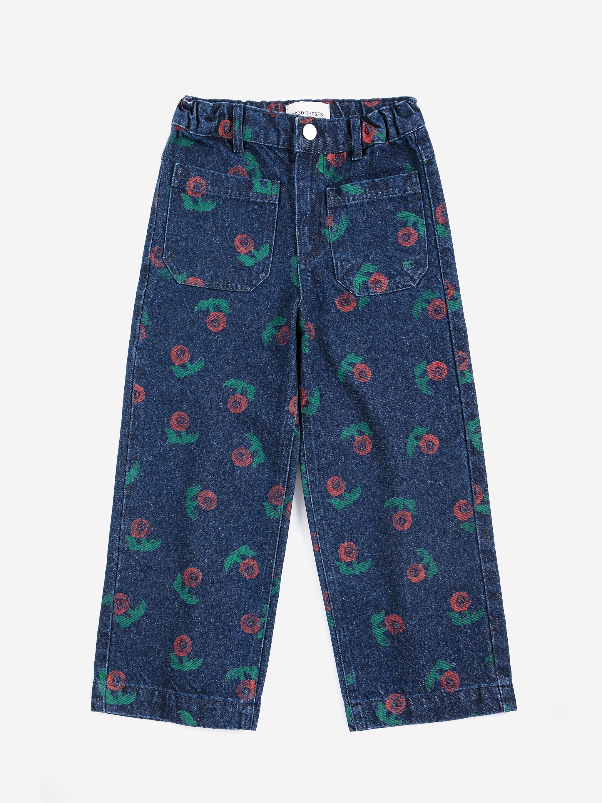 Spodnie Stamp Bloom all over denim pants