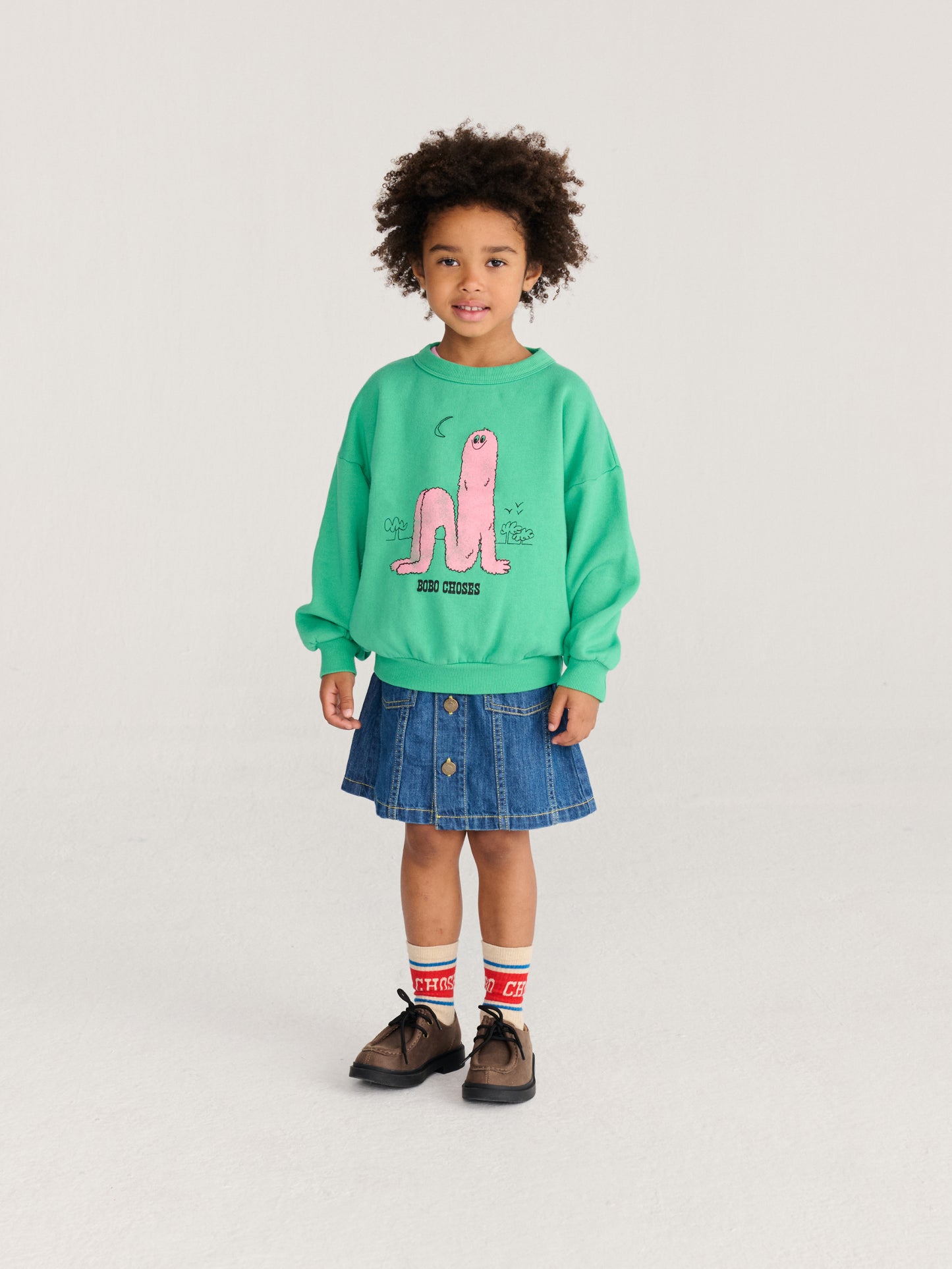 Booo bo Choses Tag denim skirt