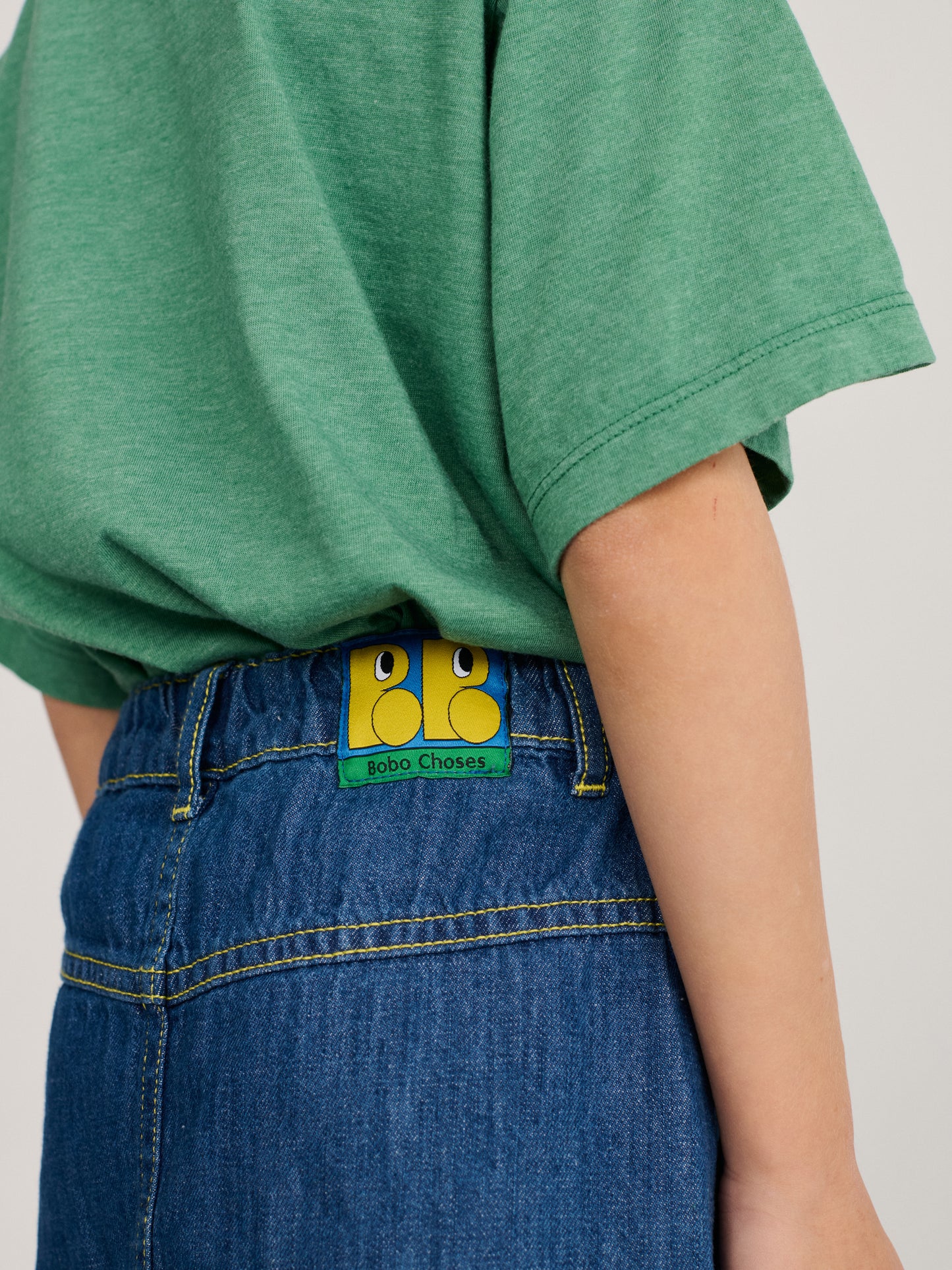 Booo bo Choses Tag denim skirt