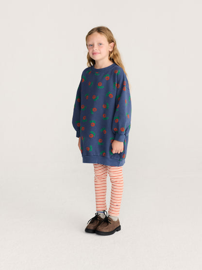 Sukienka Stamp Bloom all over sweatshirt dress