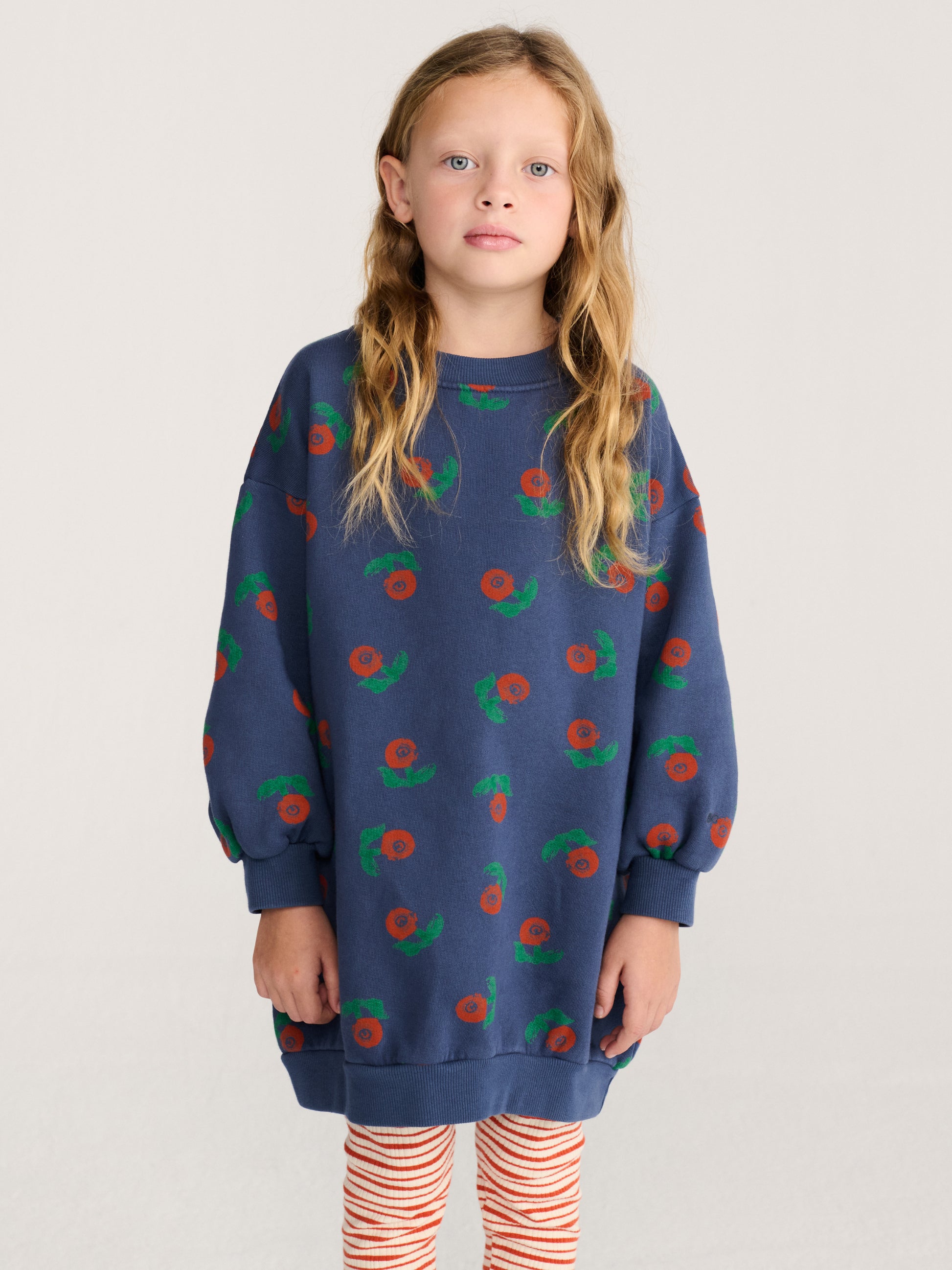 Sukienka Stamp Bloom all over sweatshirt dress
