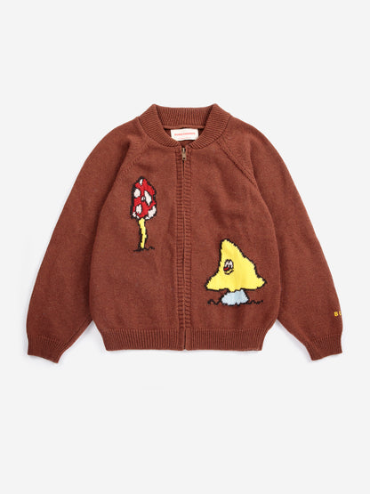 Sweter Mush Monster Duo zipped cardigan