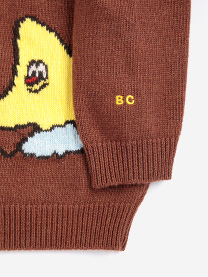 Sweter Mush Monster Duo zipped cardigan