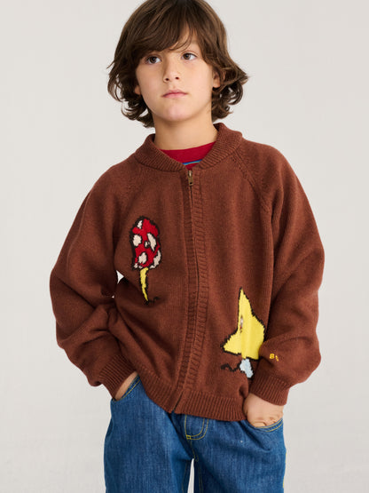 Sweter Mush Monster Duo zipped cardigan