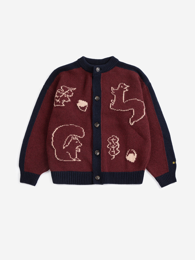 Sweter Forest Scene cardigan