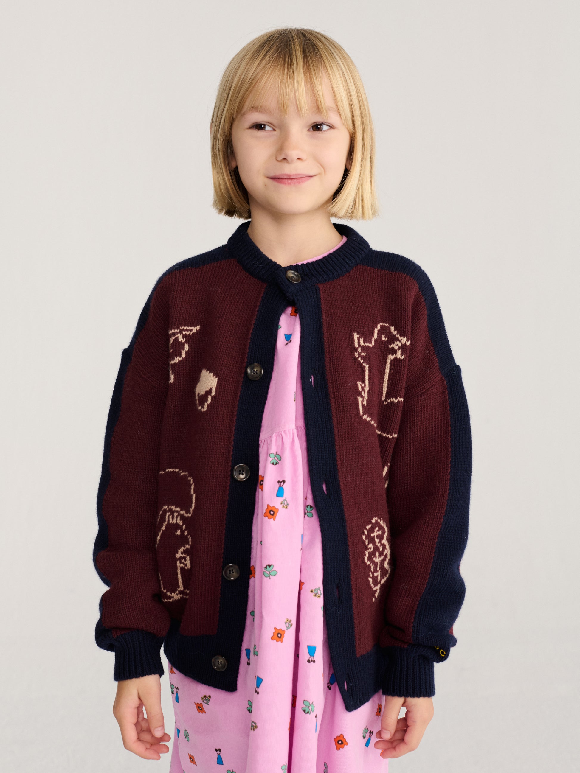 Sweter Forest Scene cardigan