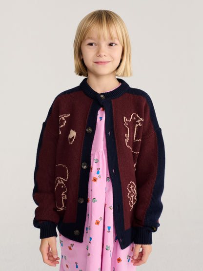 Sweter Forest Scene cardigan
