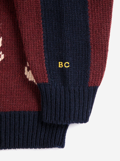 Sweter Forest Scene cardigan