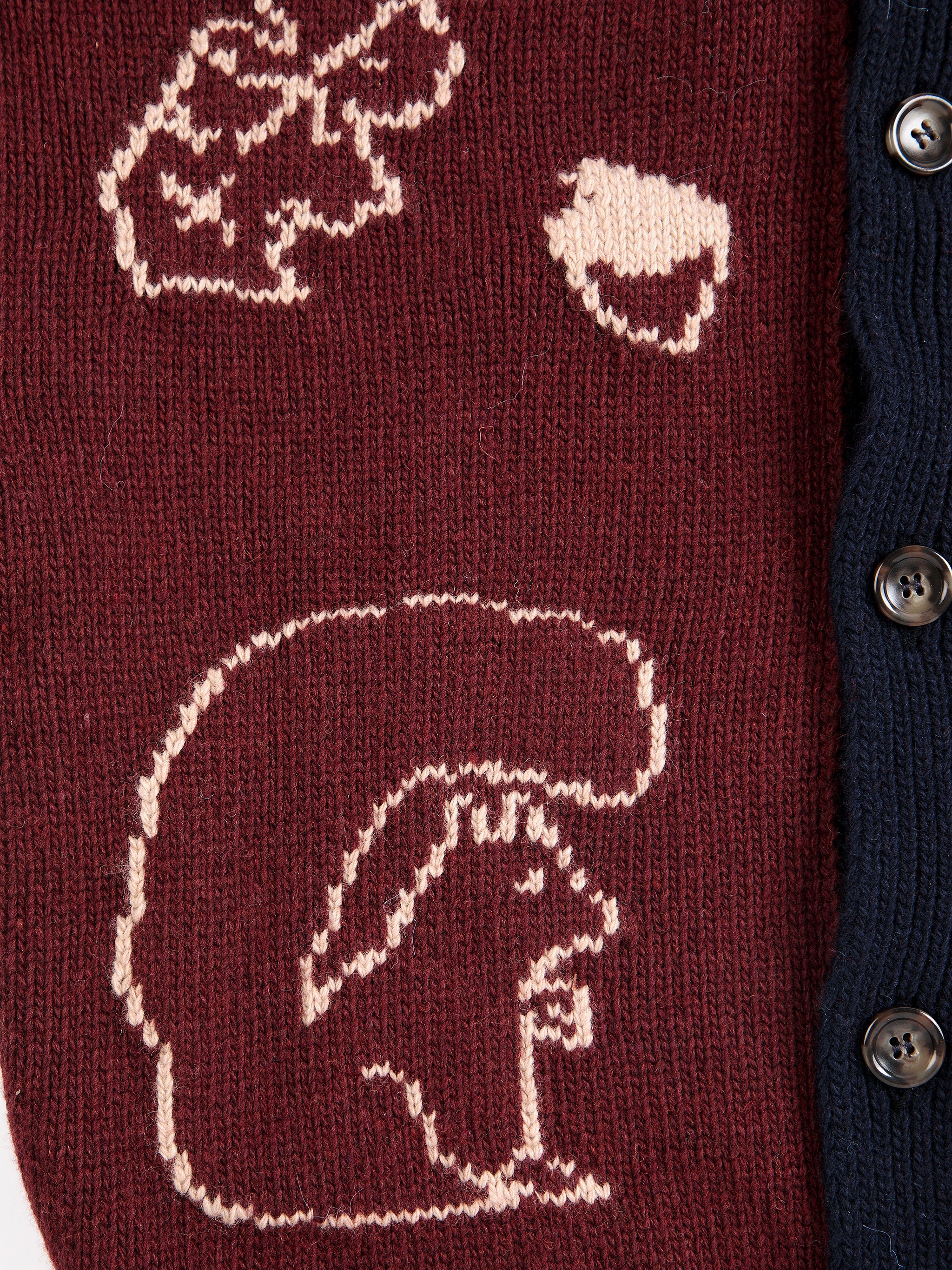 Sweter Forest Scene cardigan