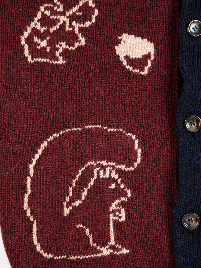 Sweter Forest Scene cardigan