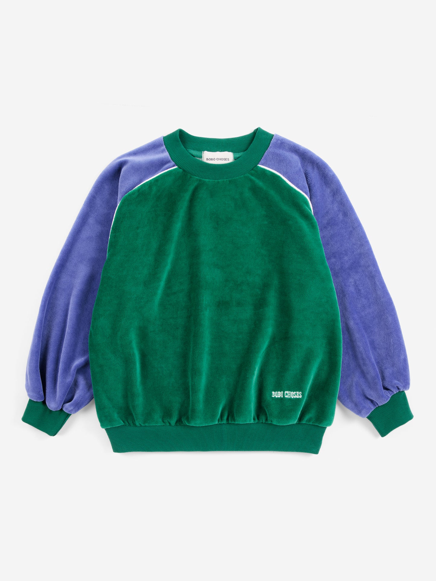 Bluza Color Block terry cloth sweatshirt