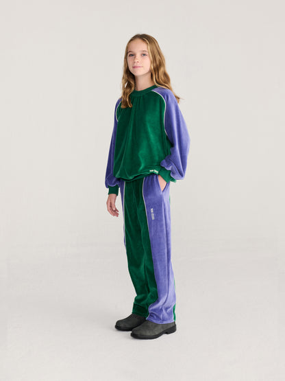 Bluza Color Block terry cloth sweatshirt