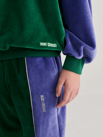 Bluza Color Block terry cloth sweatshirt