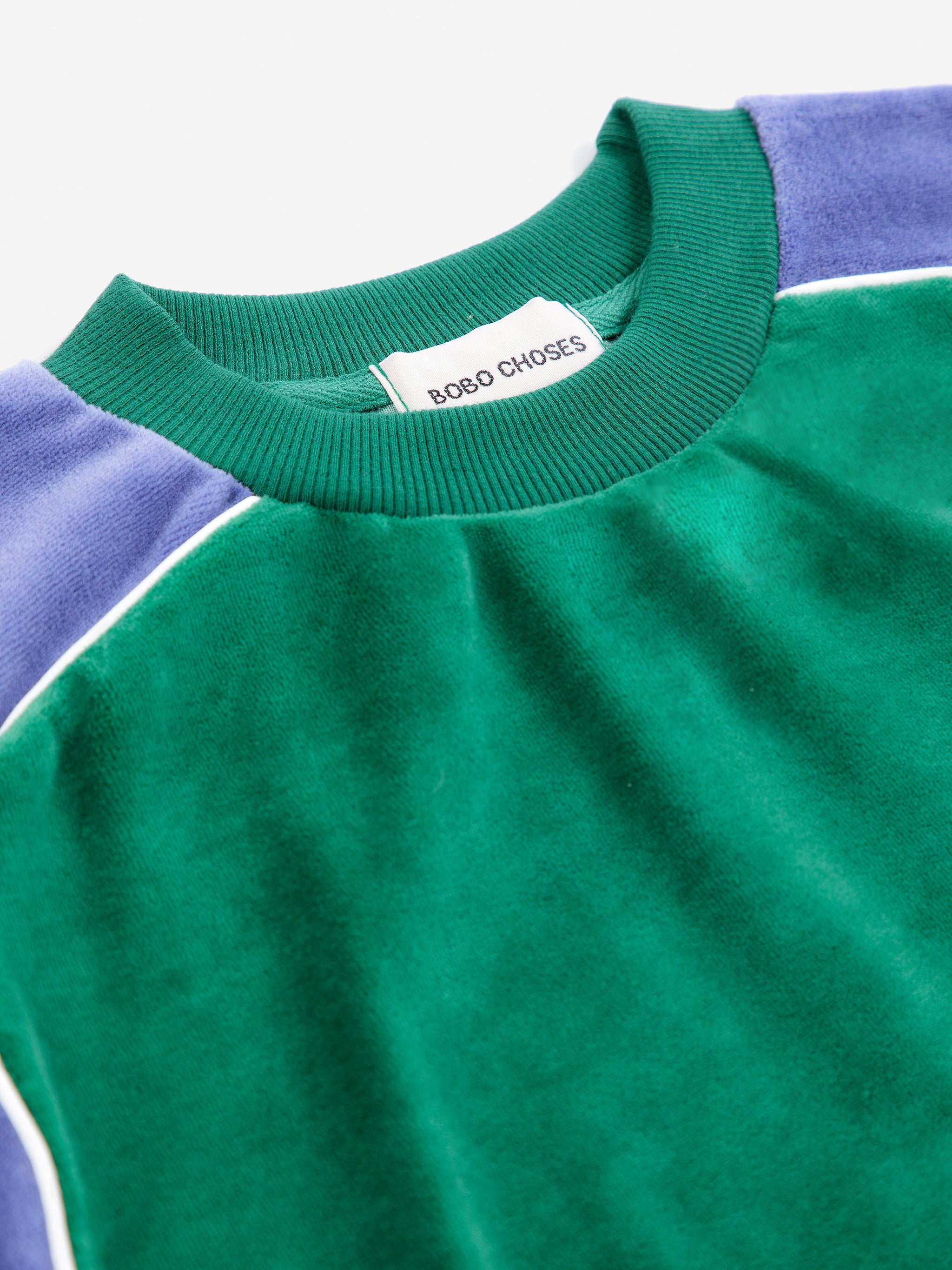 Bluza Color Block terry cloth sweatshirt