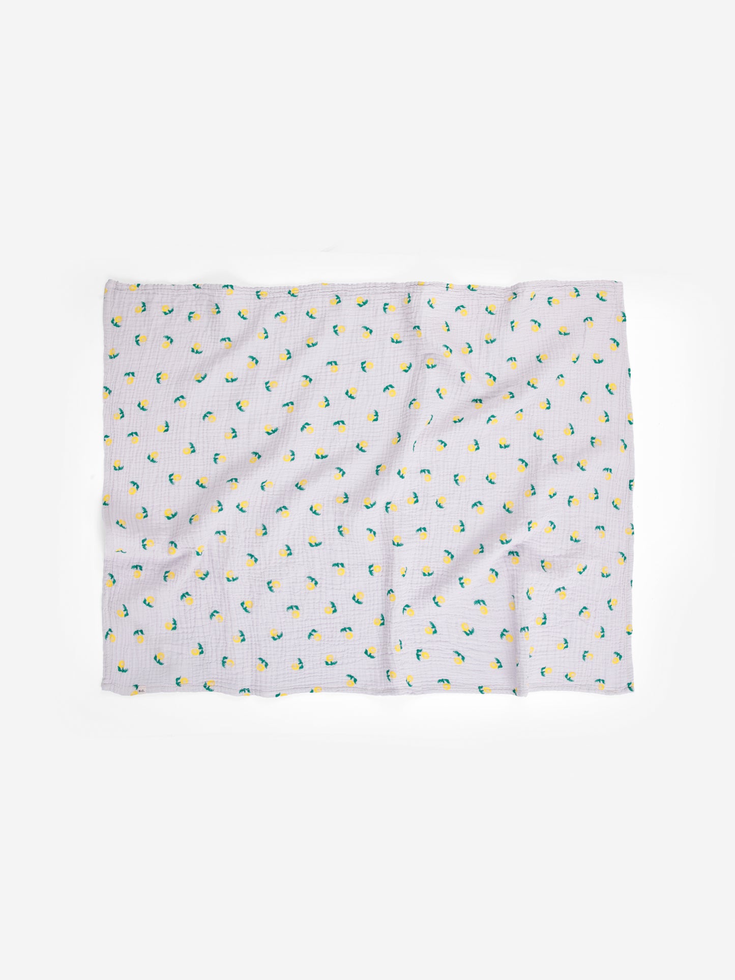 Stamp Bloom all over muslin cloth