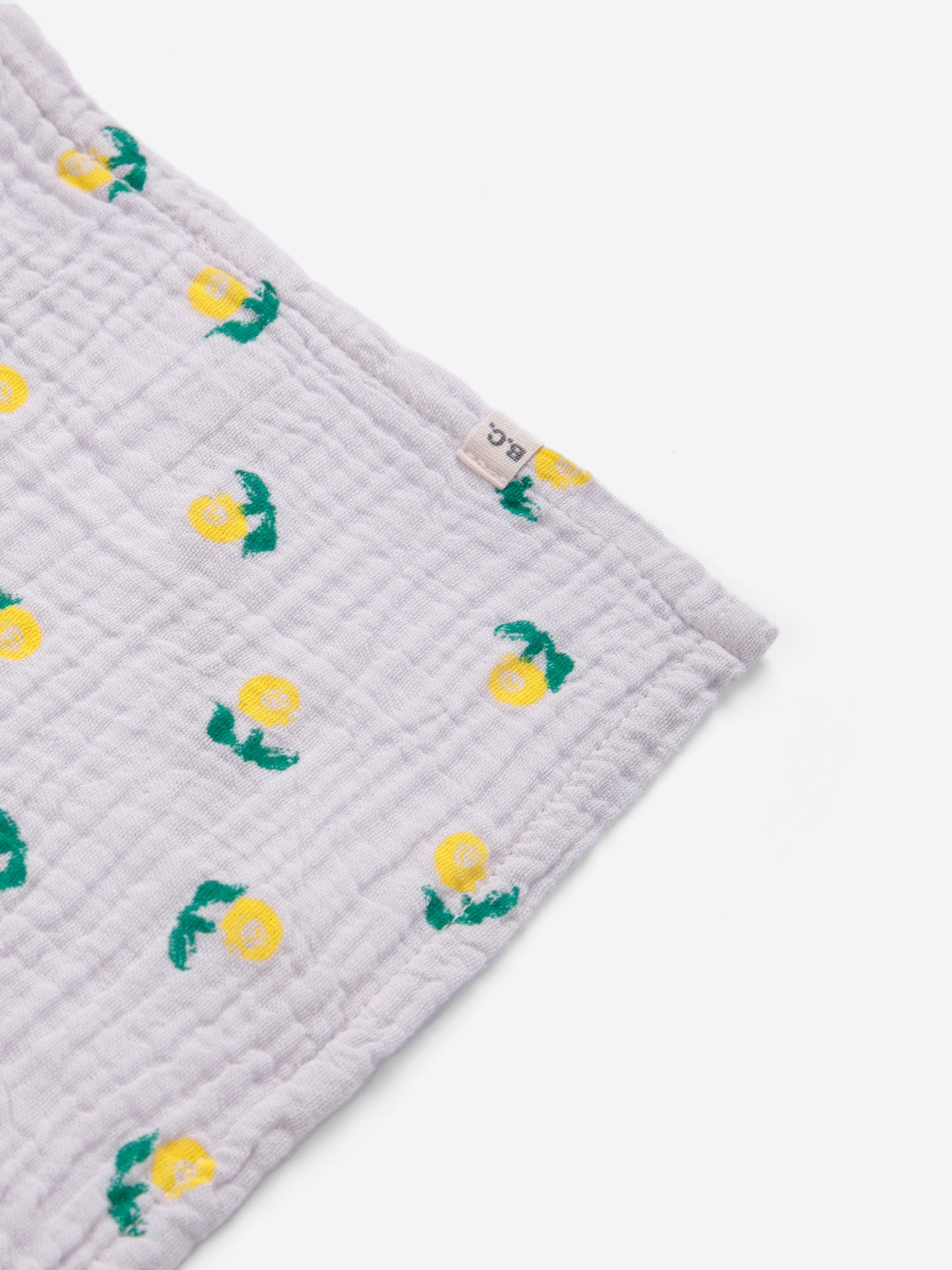 Stamp Bloom all over muslin cloth