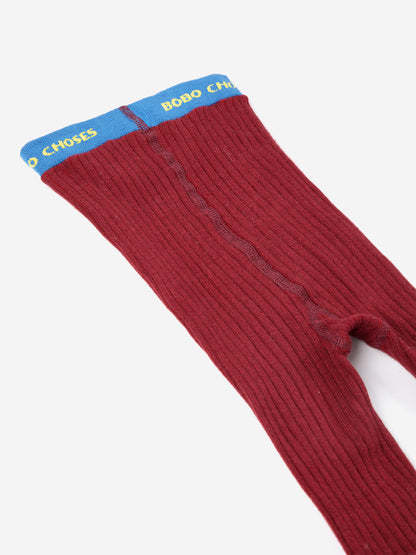 Rajstopy Bobo Choses ribbed tights
