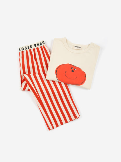 Zestaw piżamowy Loungewear Weirdly Happy WEIRDLY HAPPY RED