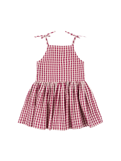 Sukienka Isotta Dress RASPBERRY CHECK