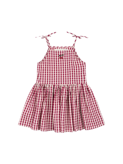 Sukienka Isotta Dress RASPBERRY CHECK