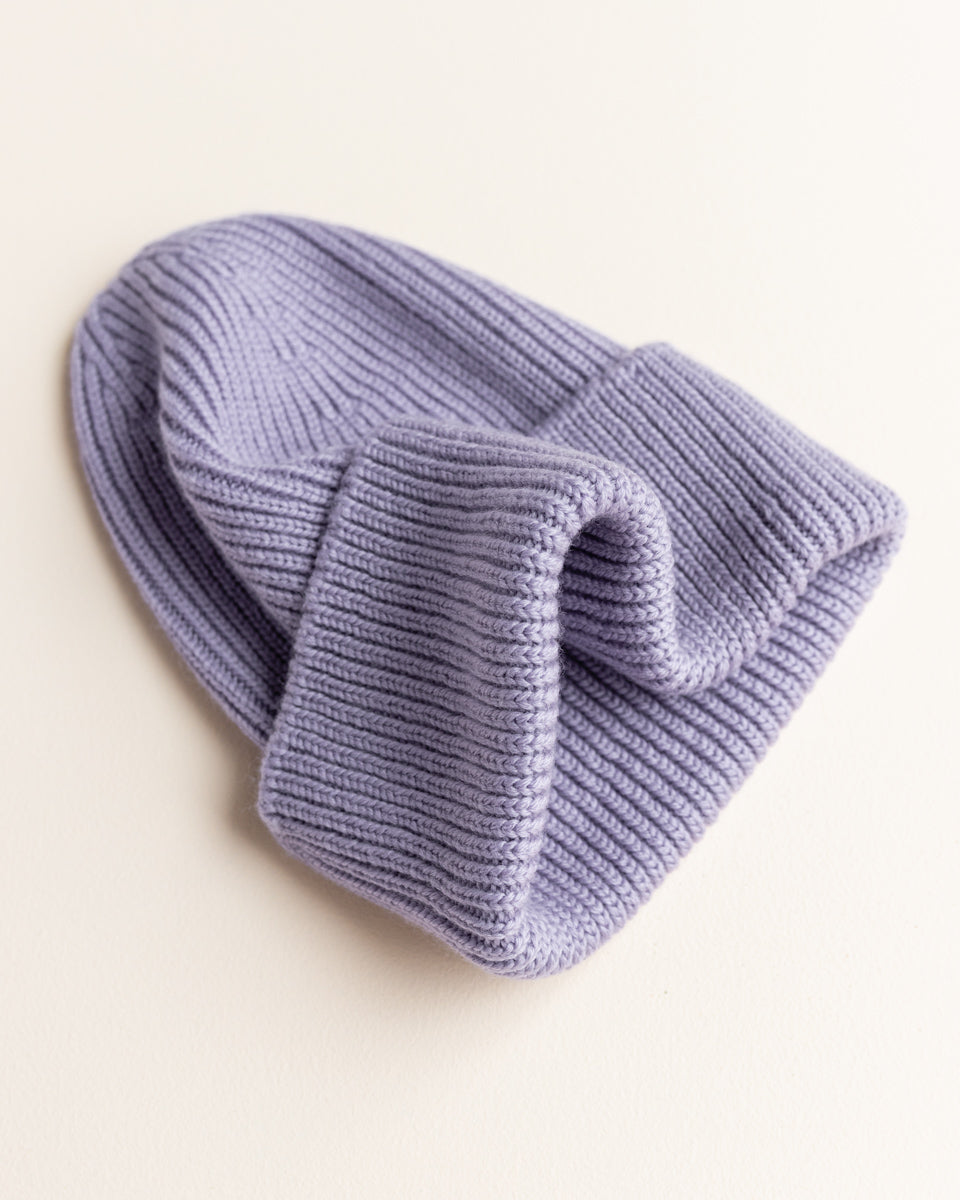 Bonnet en laine mérinos Fonzie Adulte LILAC