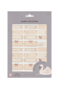 Naklejki na zeszyty Name Stickers SWAN