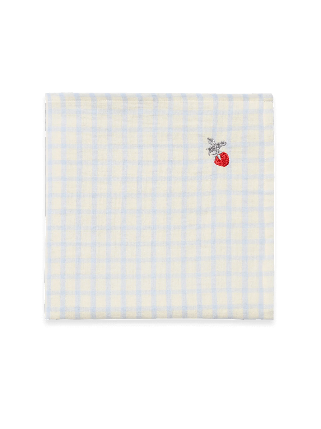Muślinowy otulacz Gingham Sky Blue