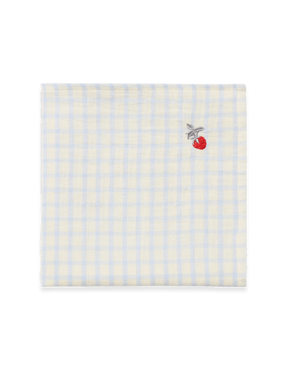 Muślinowy otulacz Gingham Sky Blue GINGHAM SKY BLUE