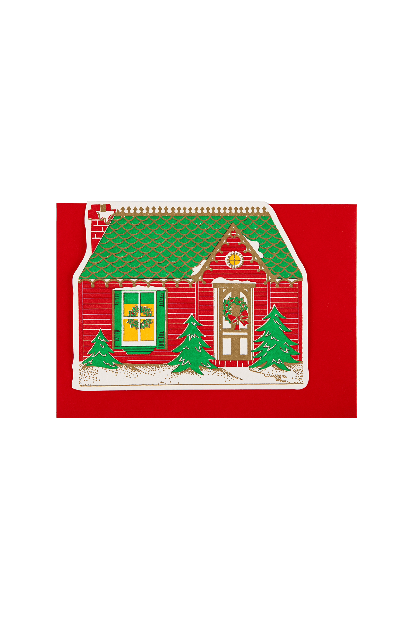 Ozdobna kartka z kopertą CHRISTMAS HOUSE