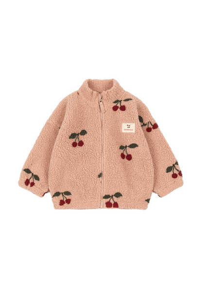 Kurtka polarowa Jody Teddy Jacket MA GRANDE CERISE BLUSH