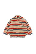 Kurtka polarowa Jody Teddy Jacket TANGERINE STRIPE
