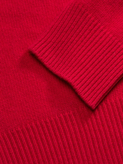 Silene Merino T-Neck AURORA RED