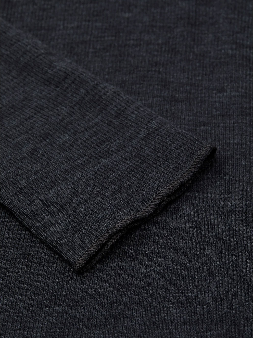 Esme Merino T-Neck DARK GREY MELANGE