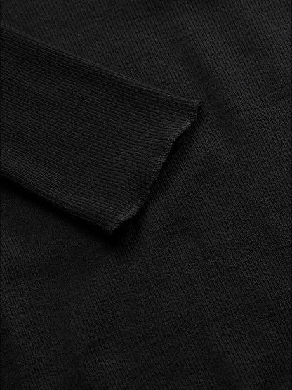 Esme Merino T-Neck BLACK