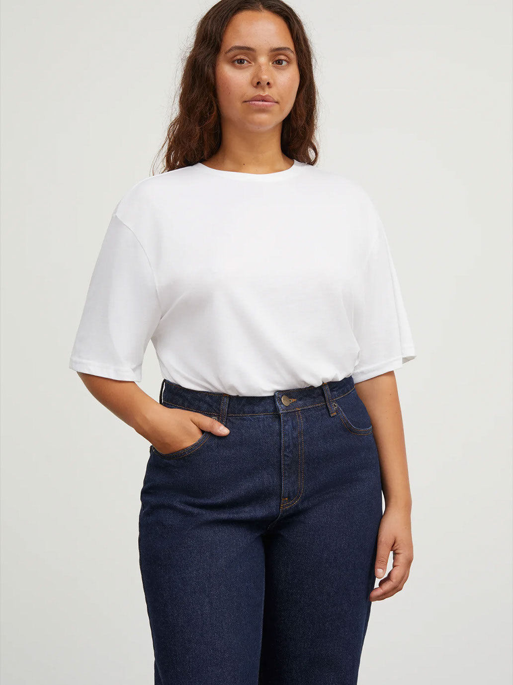 Andy Oversize Tee OPTIC WHITE