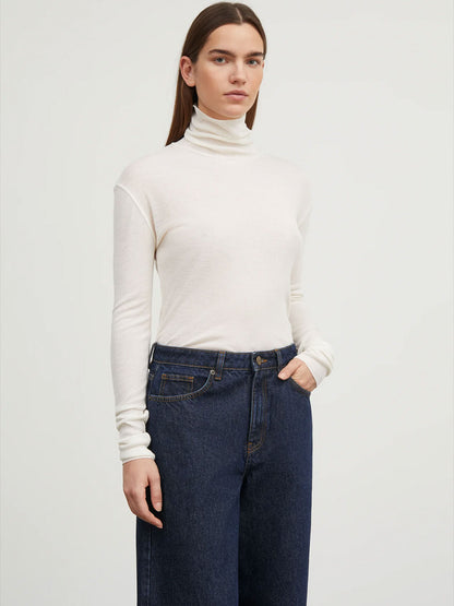 Esme Merino T-Neck OFF WHITE