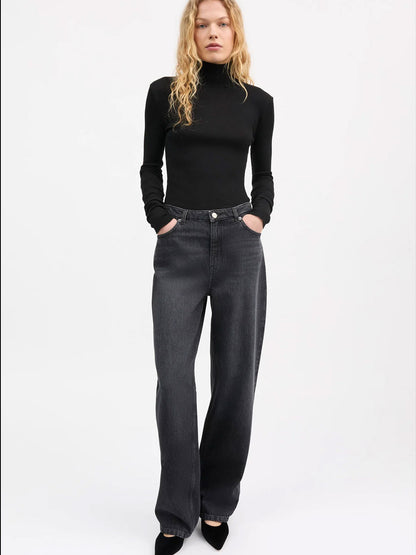 Esme Merino T-Neck BLACK