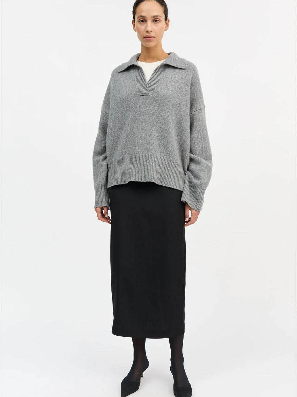 Dean V-neck Merino Jumper