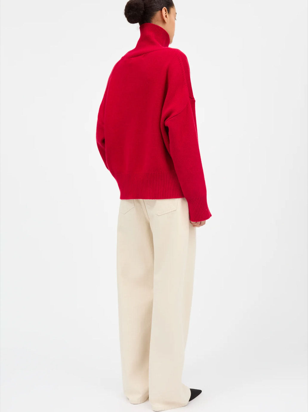 Silene Merino T-Neck AURORA RED