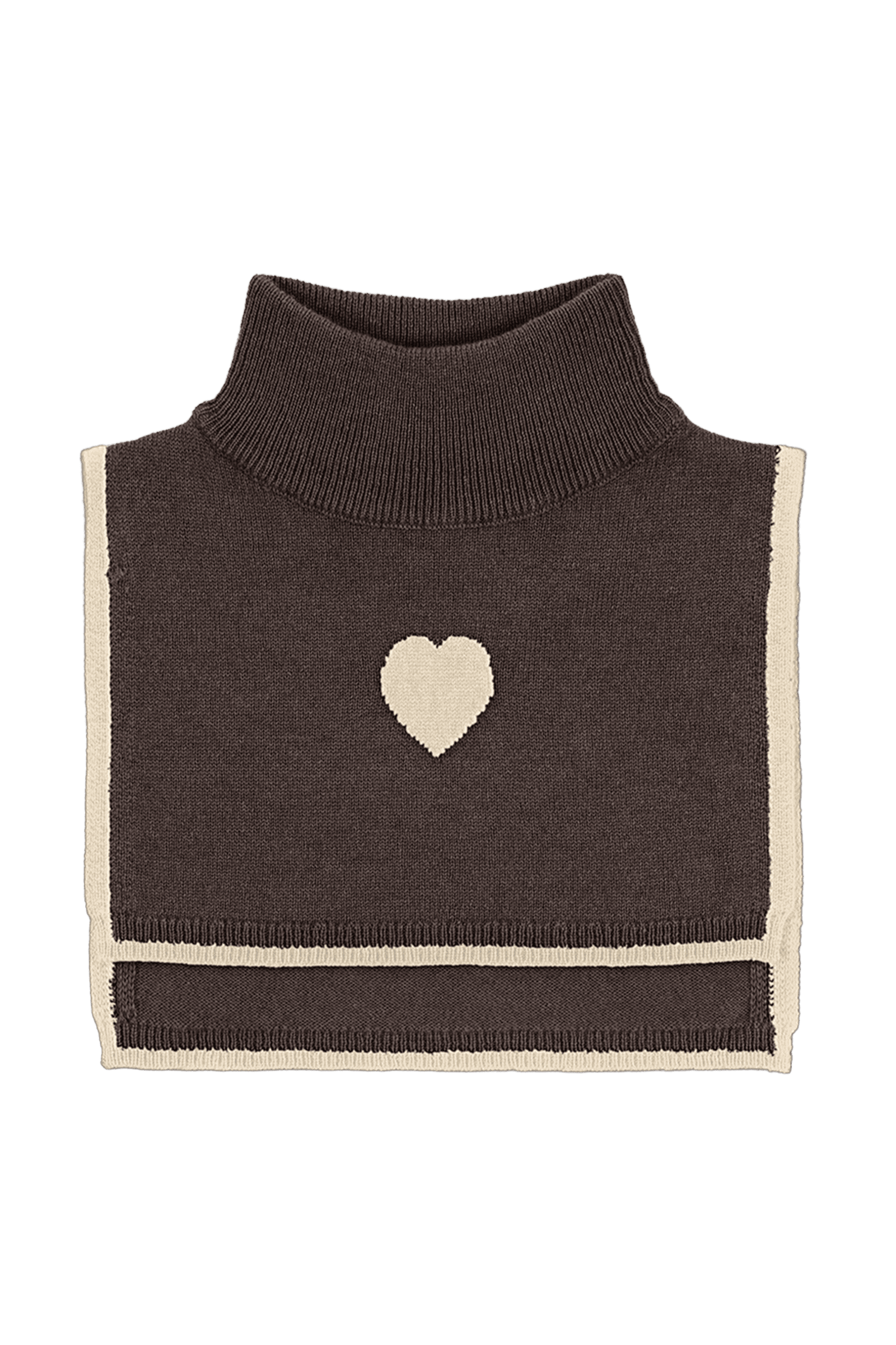 Szalik wełniany Collette Neckwarmer CHOCOLATE BROWN